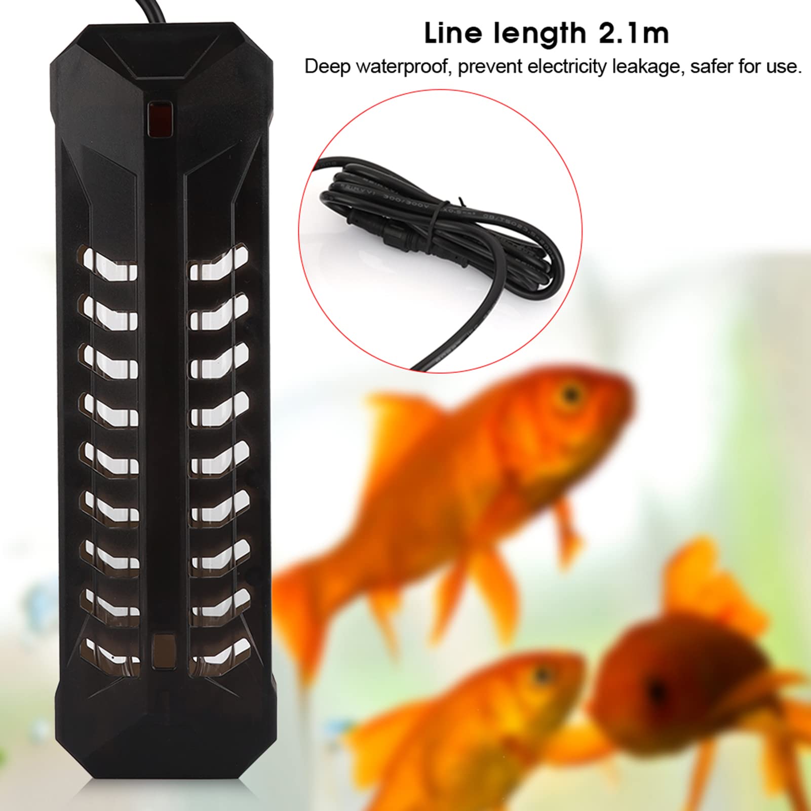 Lampada UV Sterilizzatrice Per Acquario - Disinfezione Acqua, Spina UK 220V!