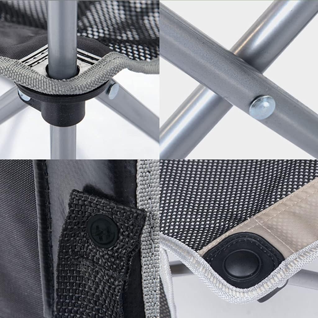 Portable Folding Chair Outdoor Folding Chair Waterproof Breathable Fishing Chair Backrest Sketch Chair Portable Storage Durable Adjustable Folding Chair(Beige)