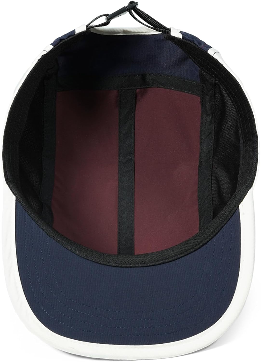 CLAPE Mesh Baseball Cap for Men, 5 Panel Quick Dry Flat Brim Hat with Breathable Mesh & Moisture Wicking Sweatband - Image 9