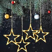 FPEAOB Коледни лампички за прозорец, LED...