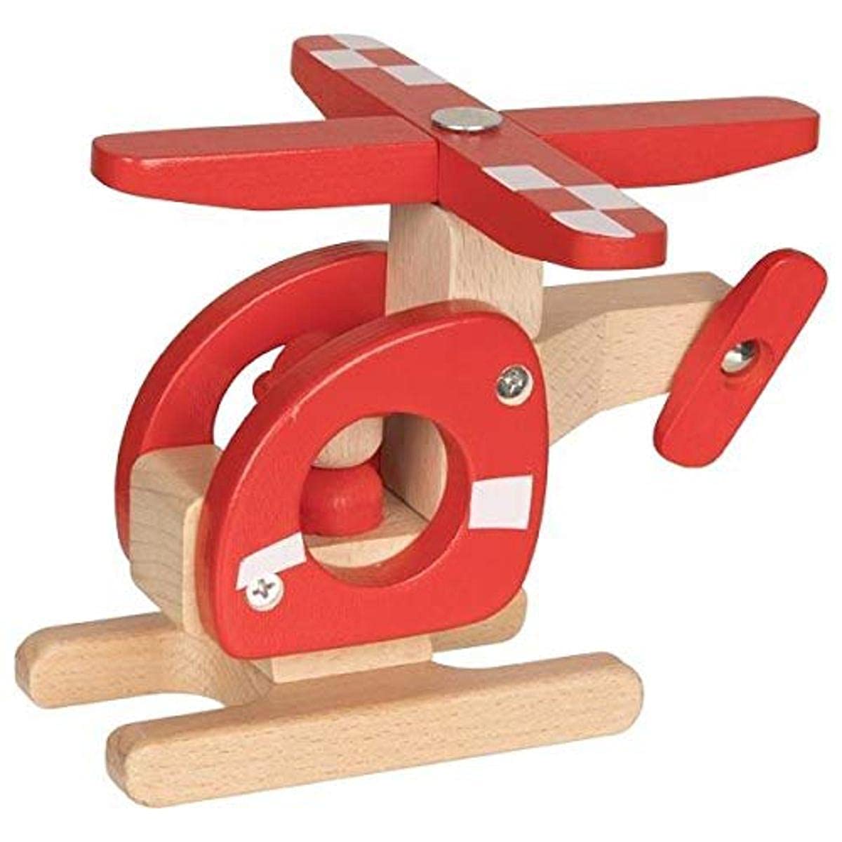 Helikopter: 15 x 6,4 x 12,2 cm, Holz, per Stück