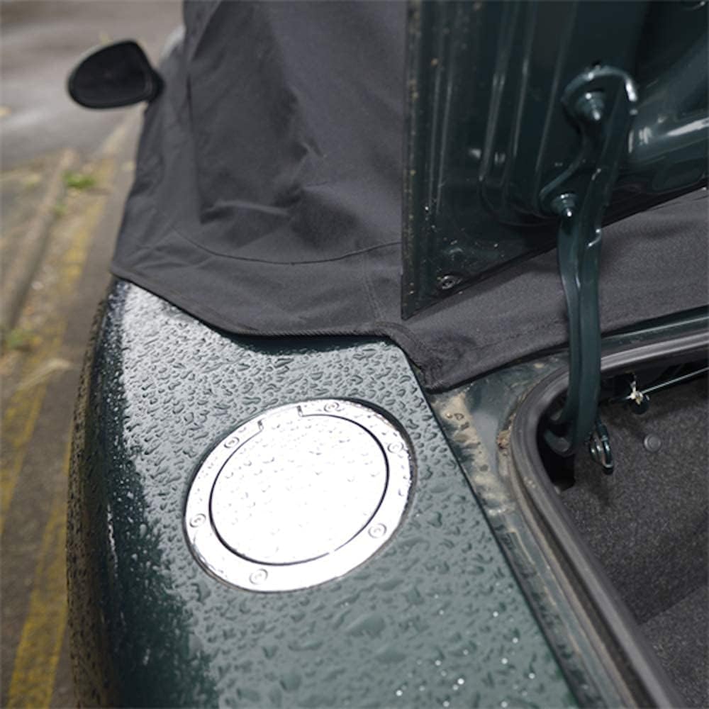 Custom-fit Soft Top Roof Protector Half Cover for Mazda Miata MX5 Mk1 Mk2 Mk2.5 (Black)