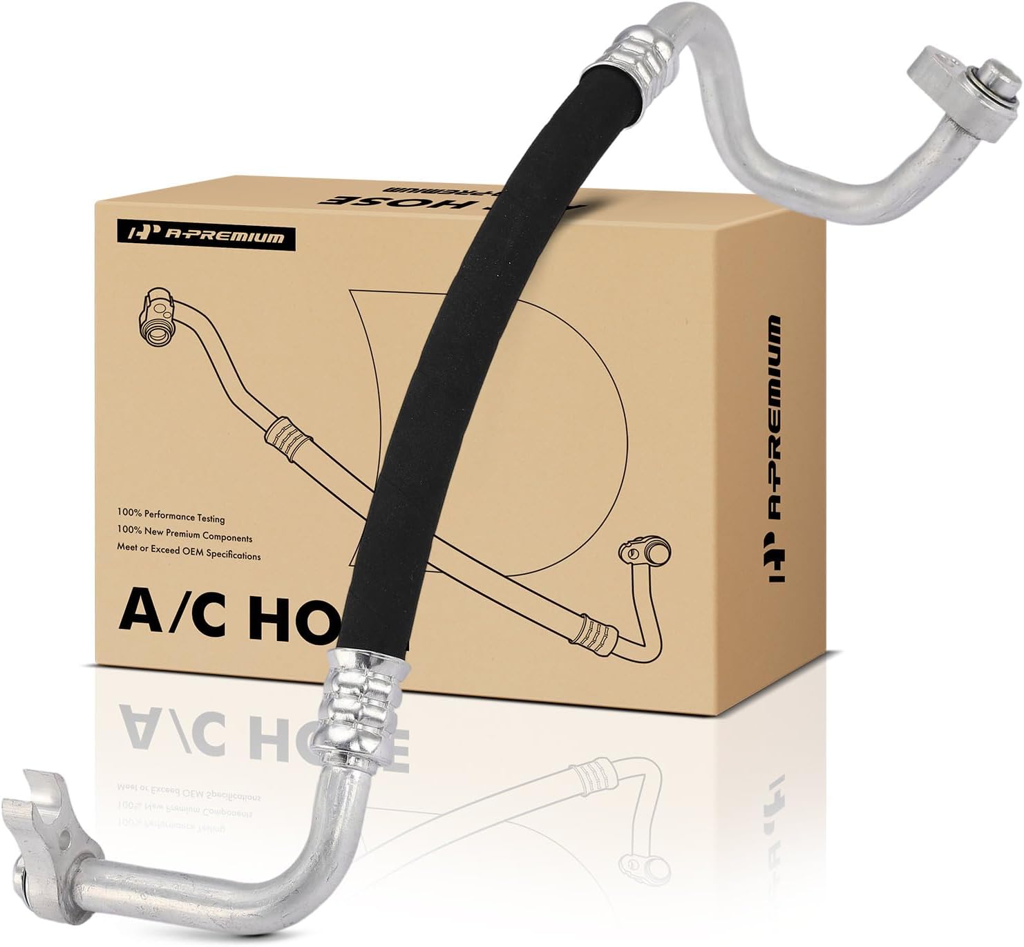 A-Premium A/C Suction Hose Assembly Compatible with Mercedes-Benz C300 2015-2018, E300 2017-2019, Compressor to Evap, AWD