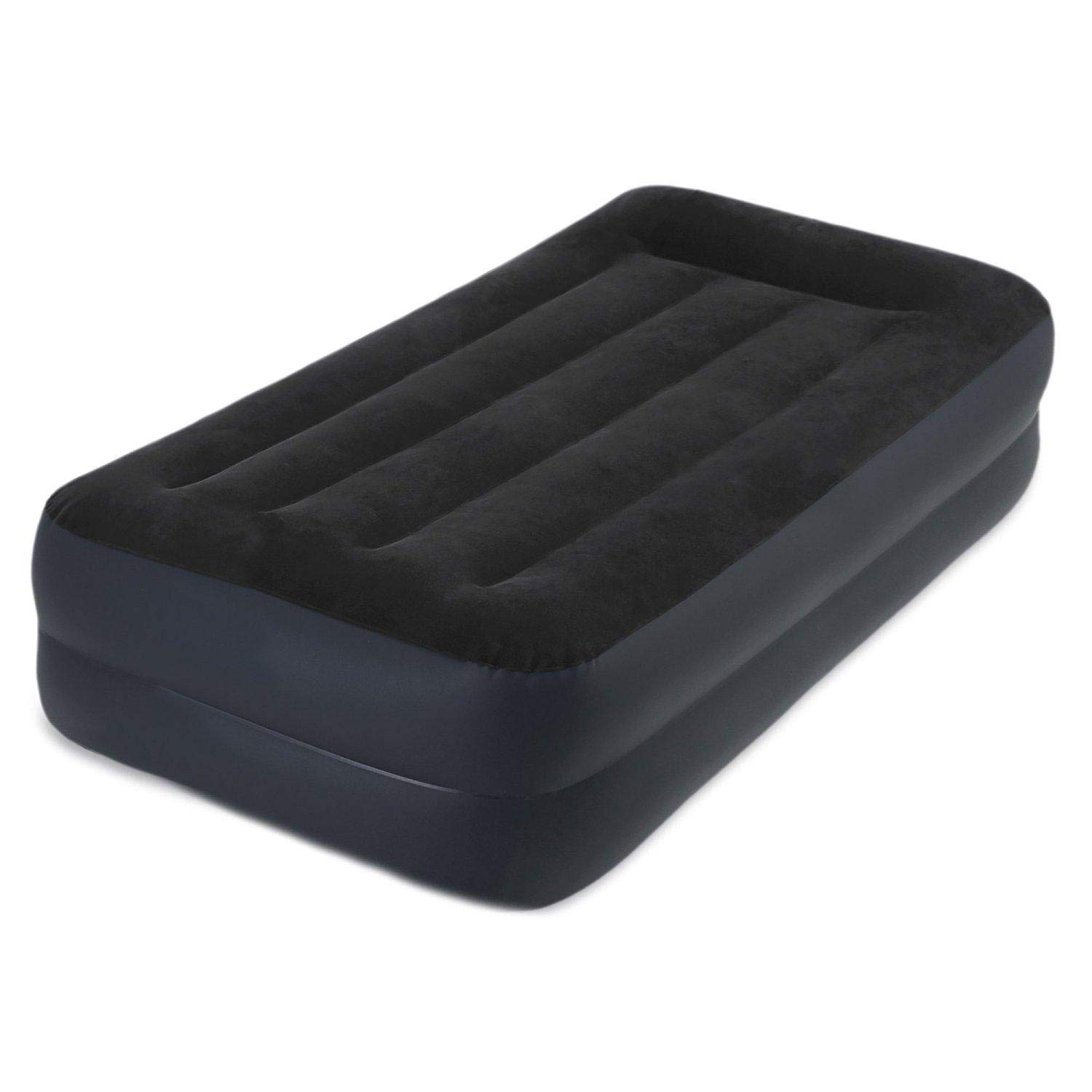 IntexTwin Pillow Rest Raised Airbed With Fiber-Tech RP, Inflated Size: 99cm x 1.91m x 42cm (64122GB)