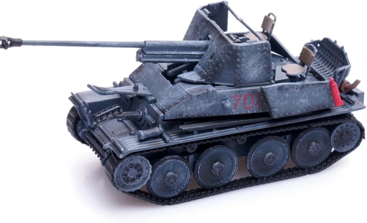 1:72 Tank Model, Alloy WWII German Army Sd.Kfz.139 Marder III Tank Model Simulation new