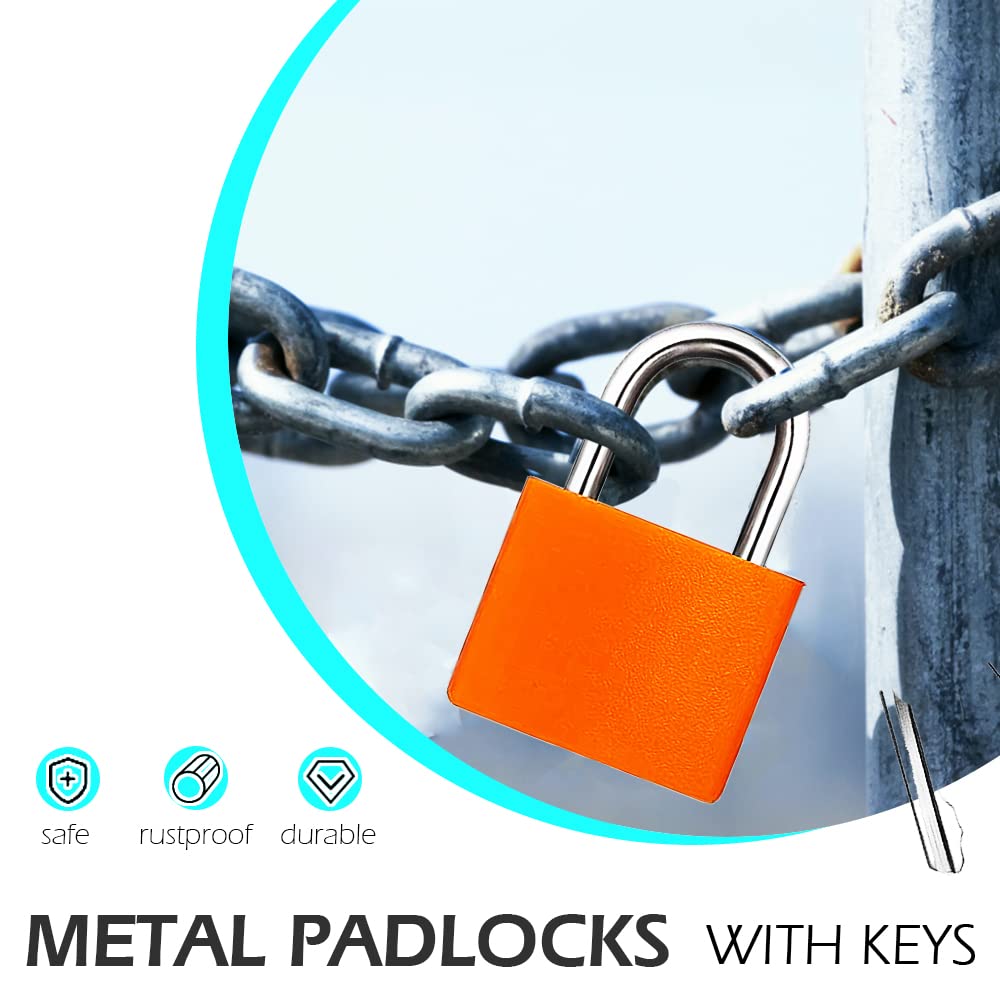 Lucchetti Colorati Per Valigie - 6 Pezzi Con Chiavi, Per Bagagli E Armadietti - Foto 4