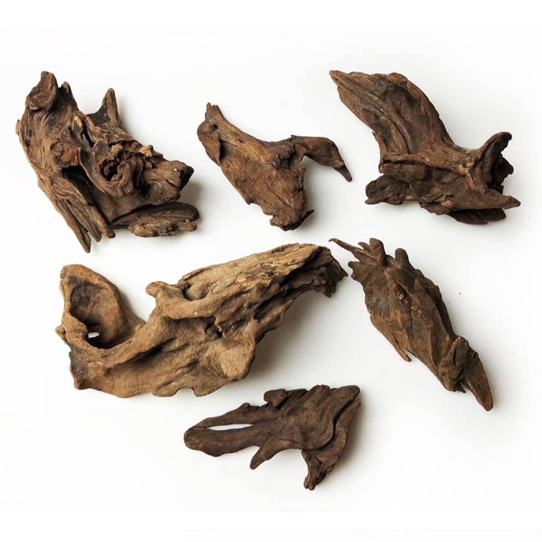 Decorazione per Acquario in legni Naturali, Ornamento per Ceppo di Legno paesaggistico per Acquario e scaping di Piante