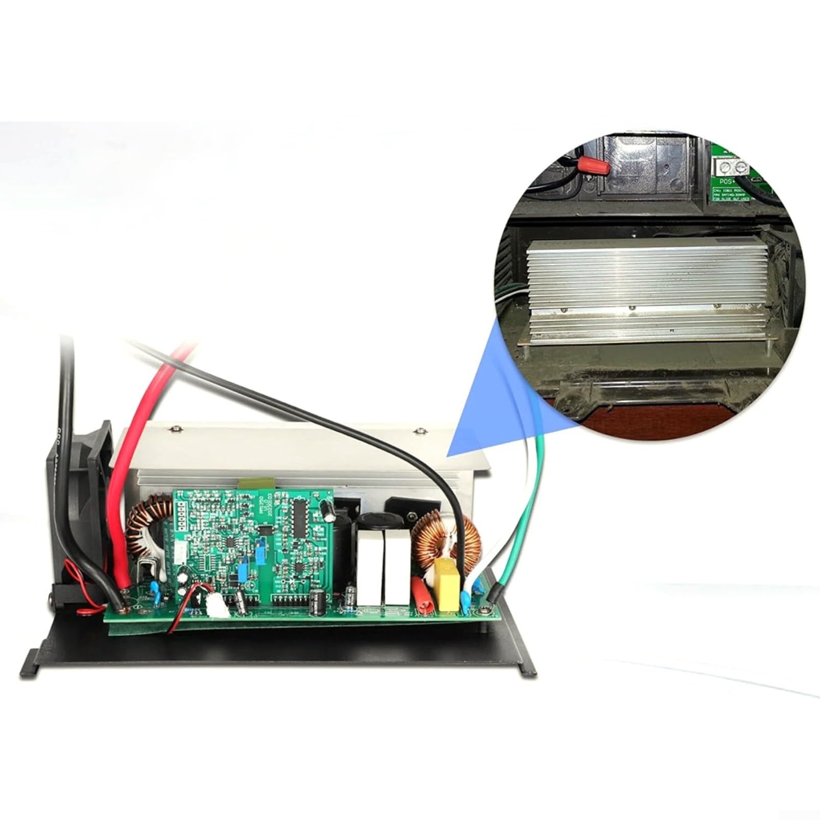 WF-8955-MBA Alimentatore Caricatore 55A 950W per Caravan, Ricarica Automatica a 3 Livelli con Ventola Silenziosa, per WF-8955PEC e Parallax 7155 7145 Distributore di Alimentazione, Facile Sostituzione