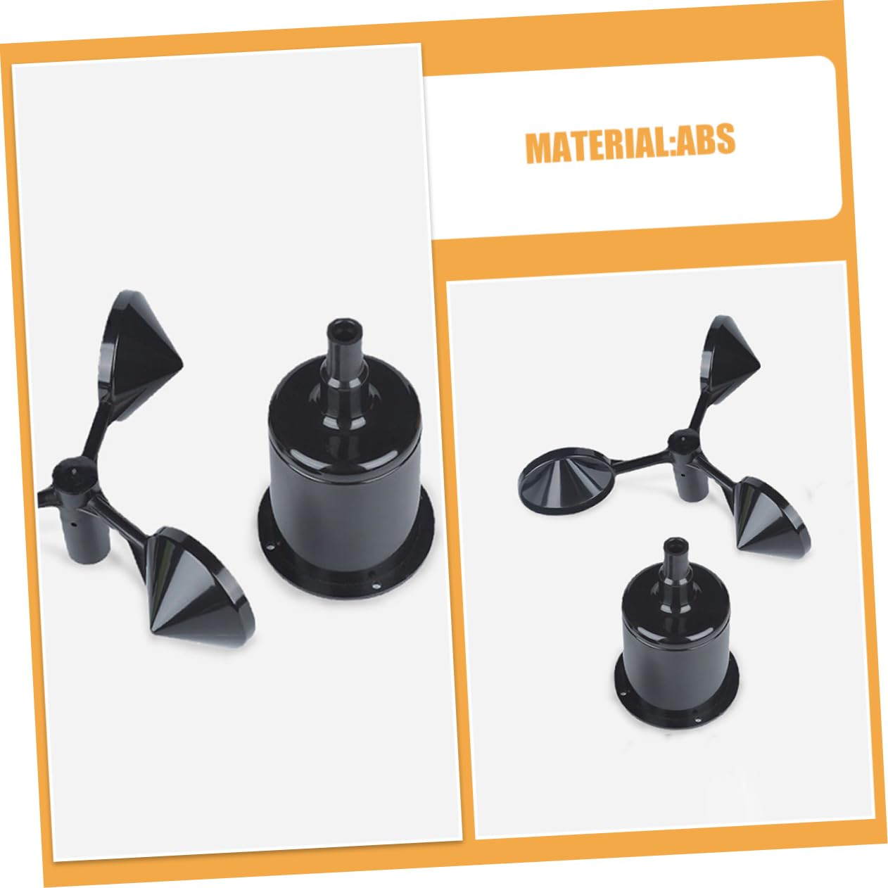 Balacoo Wind Indicator Wind Shell for Sailboat Wind Speed Sensor Stable Frame Structure