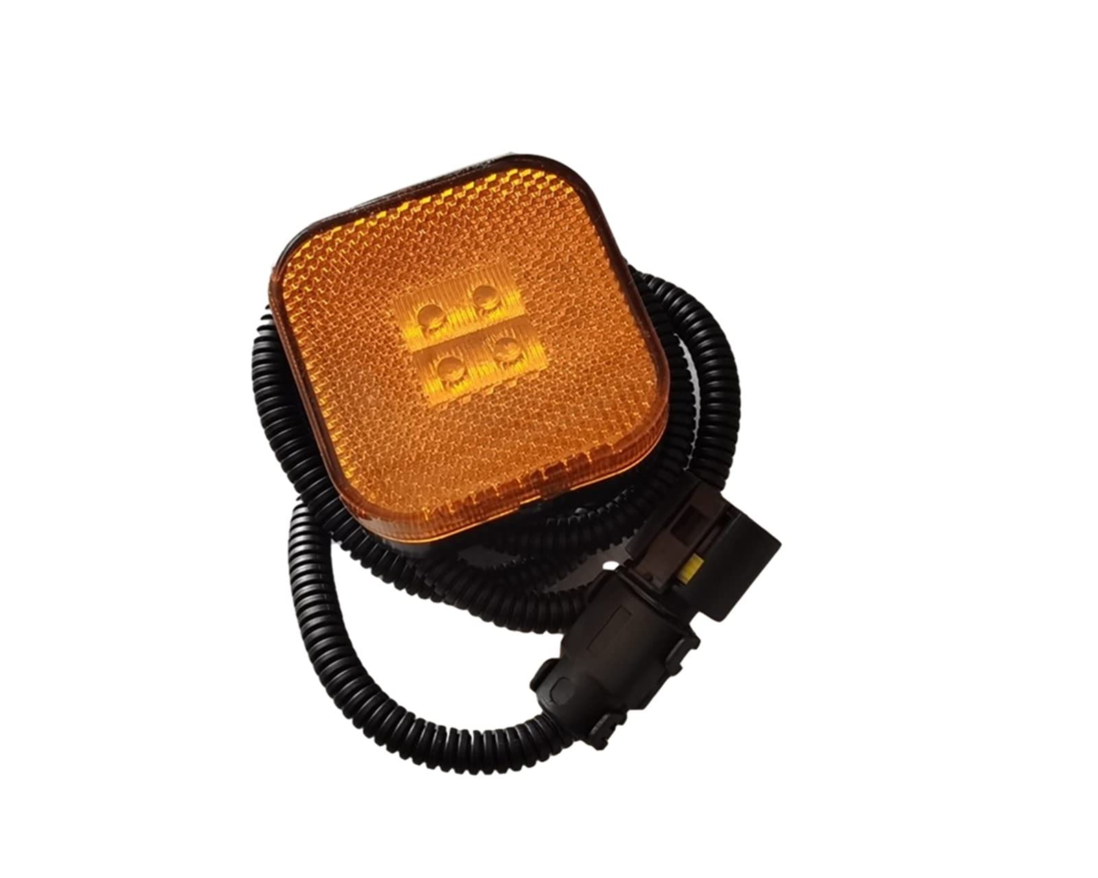 SSIJK Fit For 1x 2.4inch 24V LED Side Marker Light Fit For MAN Truck TGS/TGM Front Wheel Trims Fender Lamps OEM81252606101 81252606096 81252606097