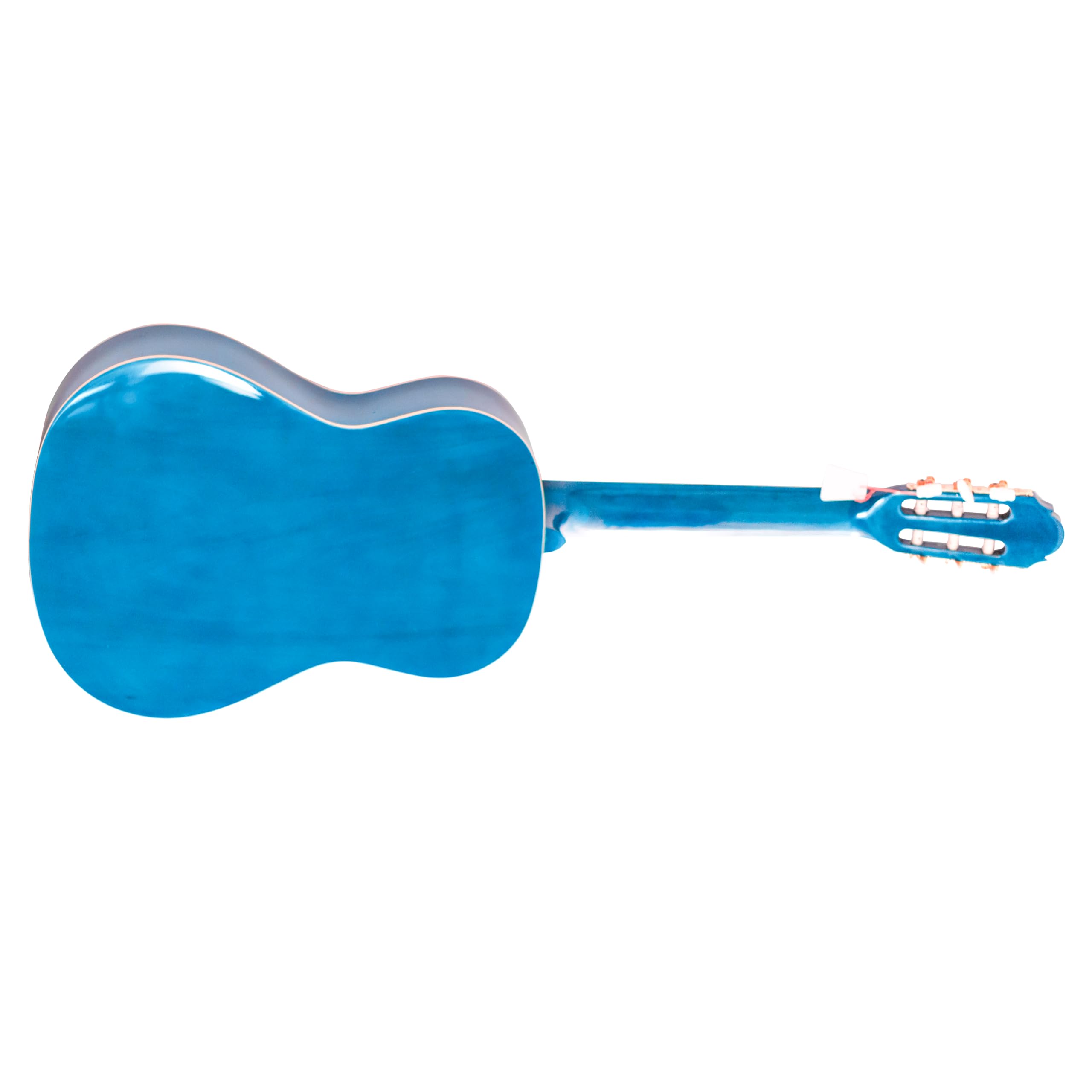 Chitarra Classica 4/4 Accademy ffalstaff ® con Borsa, Libro, 5 Plettri e Kit Cancelleria (Dim. 99 cm, Colore Blu)