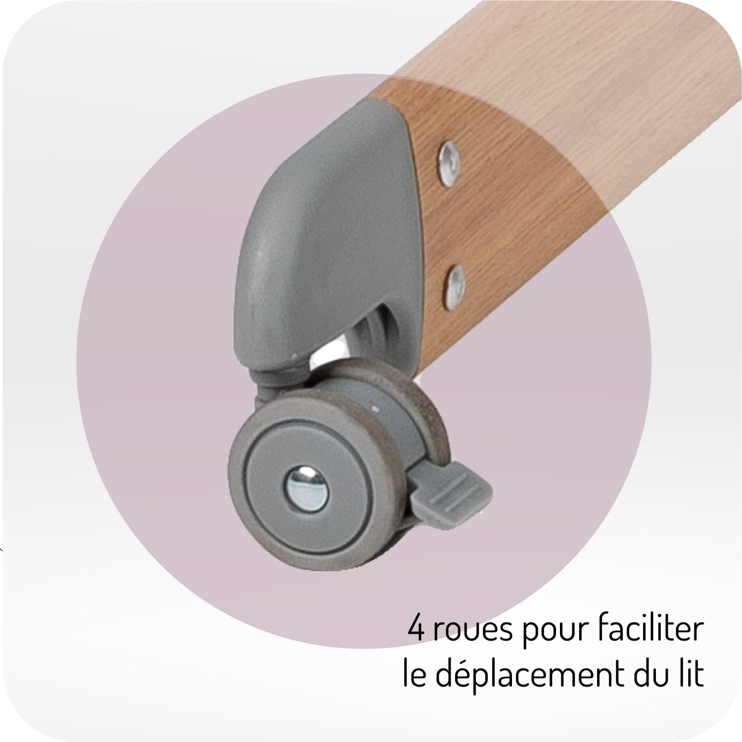 Momi Lit d'enfant Multifonction Smart Bed 4 en 1, lit d'appoint et Parc, jusqu'à 15 kg, réglage hauteur 5 niveaux, avec matelas