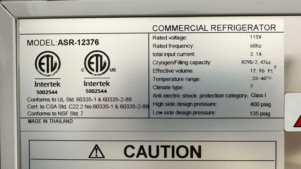 cooler depot Commercial Refrigerated Sandwich Prep Table 2-door 48" Width NSF Stainless Steel 115v Capacity 13 cuft, Temp 33F-41F ASR-12376