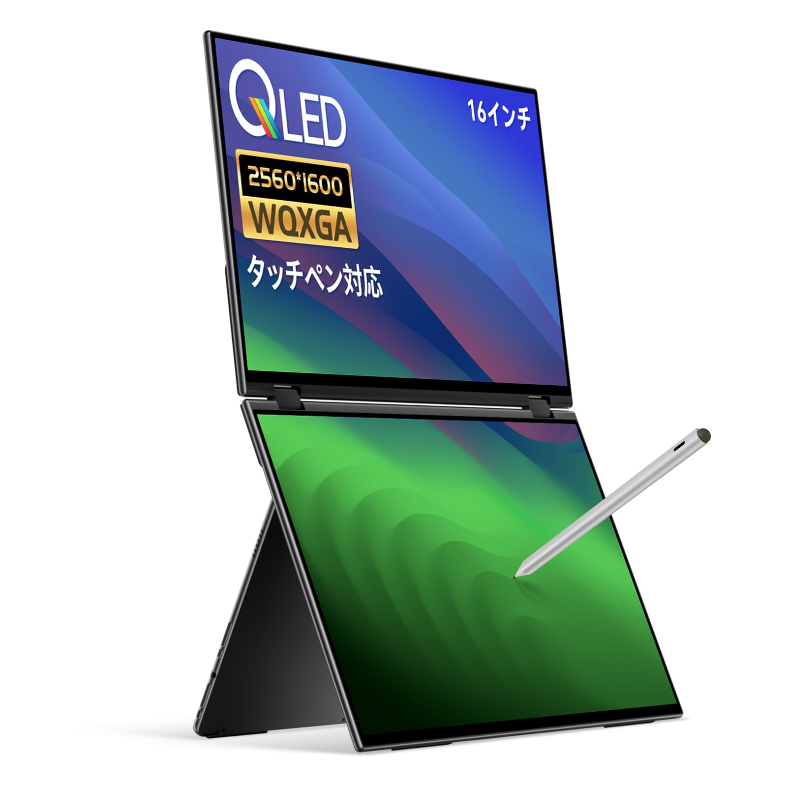 Amazon.co.jp: EHOMEWEI モバイルモニター 16インチ QLED 2K 2560x1600 