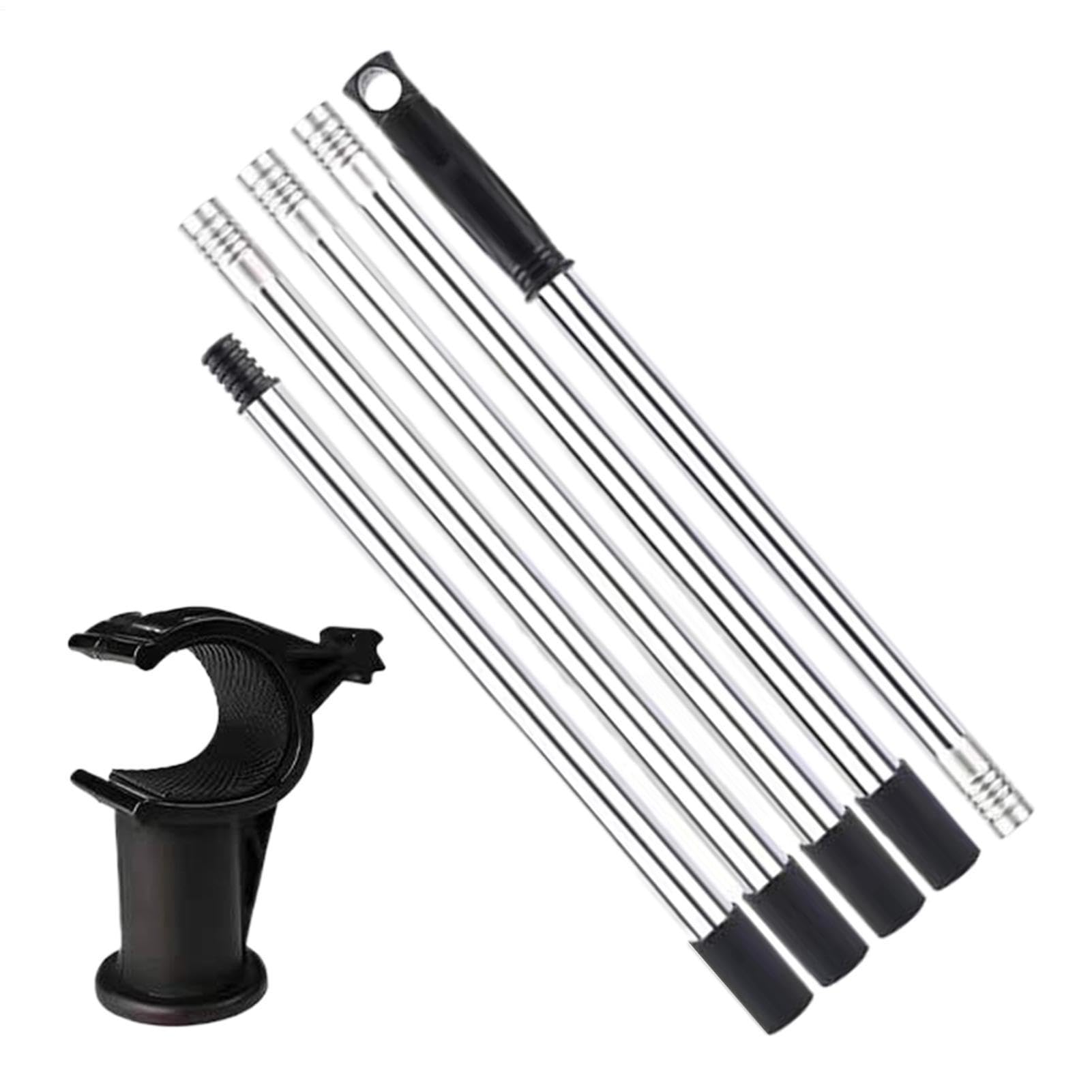 Telescopic Window Opener Pole Stainless Steel Sky Light Rod 200cm