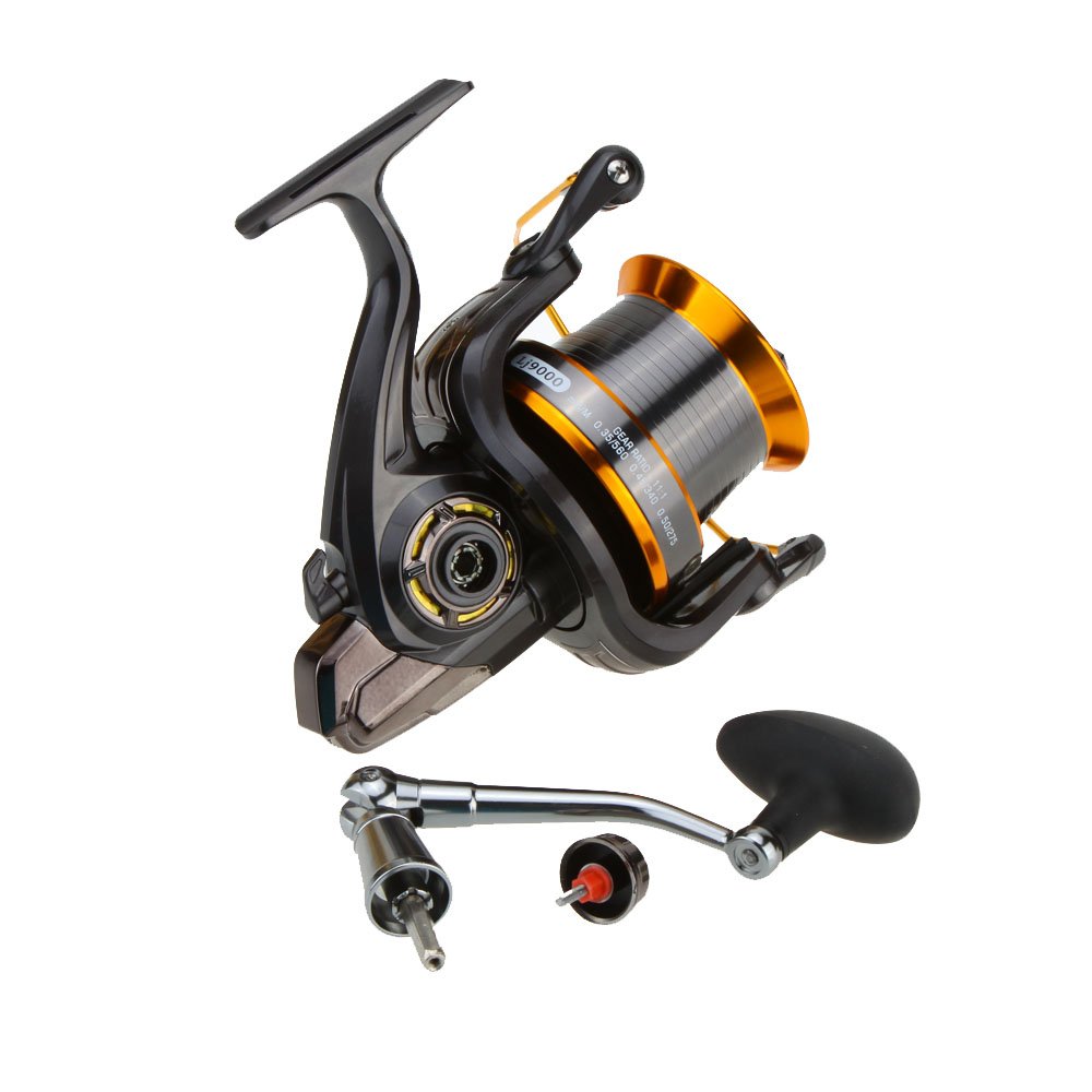 Lixada Moulinet Pêche Mer 12 + 1BB 13Ball Roulements Gauche/Droite interchangeables LJ9000/LJ8000/LJ7000/LJ6000/LJ5000/LJ4000/LJ3000 (LJ9000) 7 Résistances Différentes