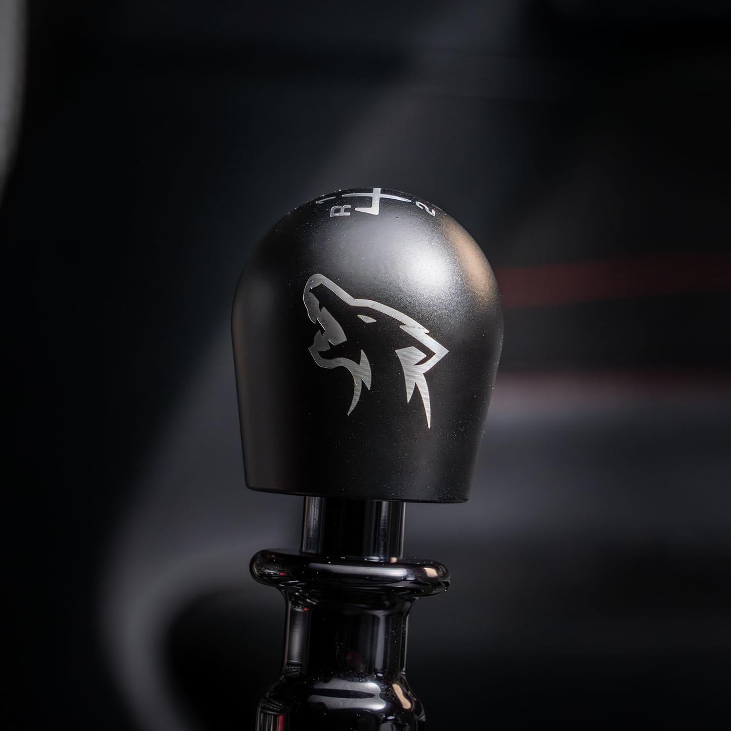 Billetworkz Weighted Coyote Shift Knob for Manual Ford Mustang (2015-25), Matte Black