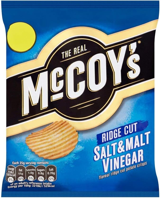 Mccoys Salt & Malt Vinegar 70g x 12 Amazon.co.uk Grocery