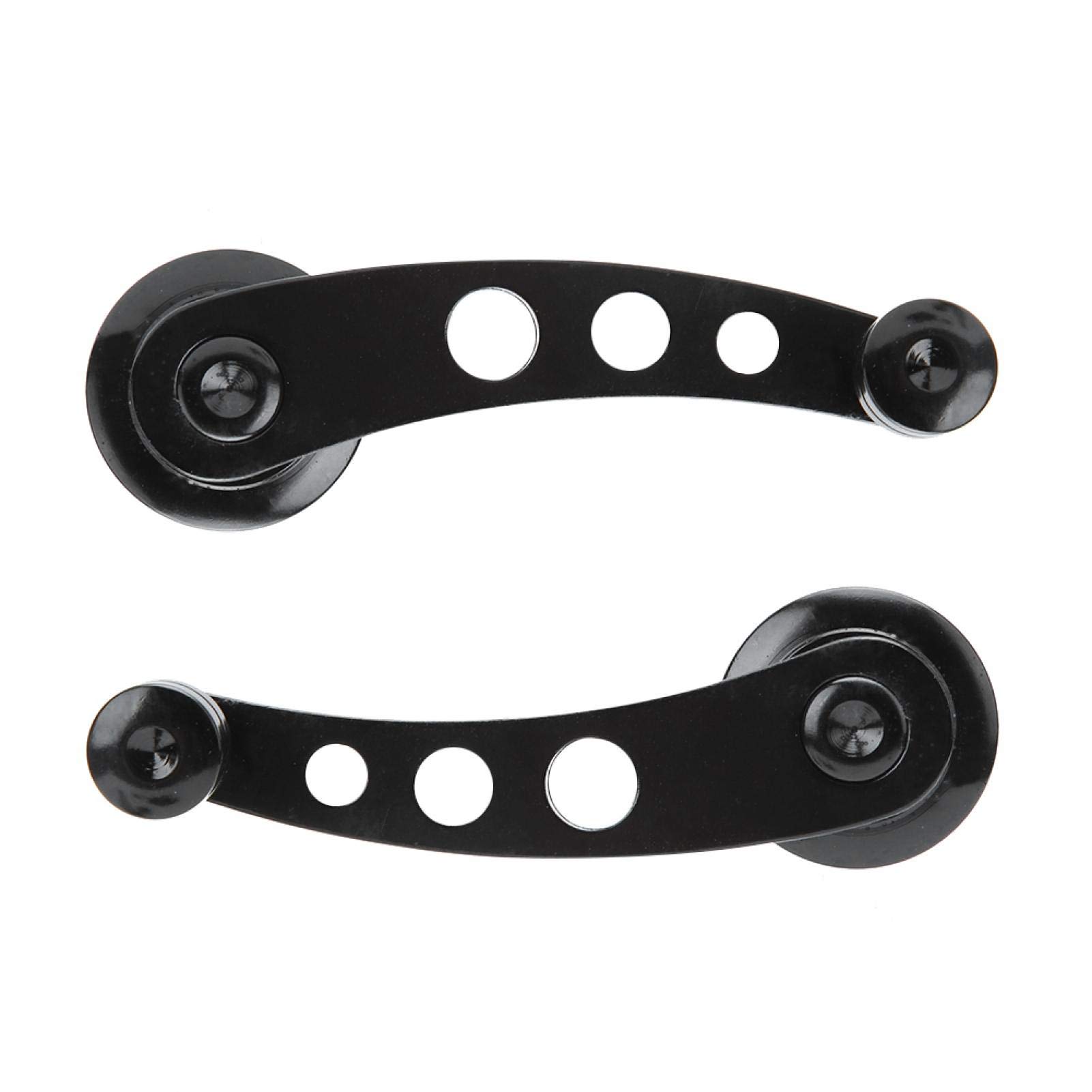 aqxreight 3in Manivelles de fenêtre CNC Aluminum Alloy Window Crank Handle Kit Fits for Chevy noir