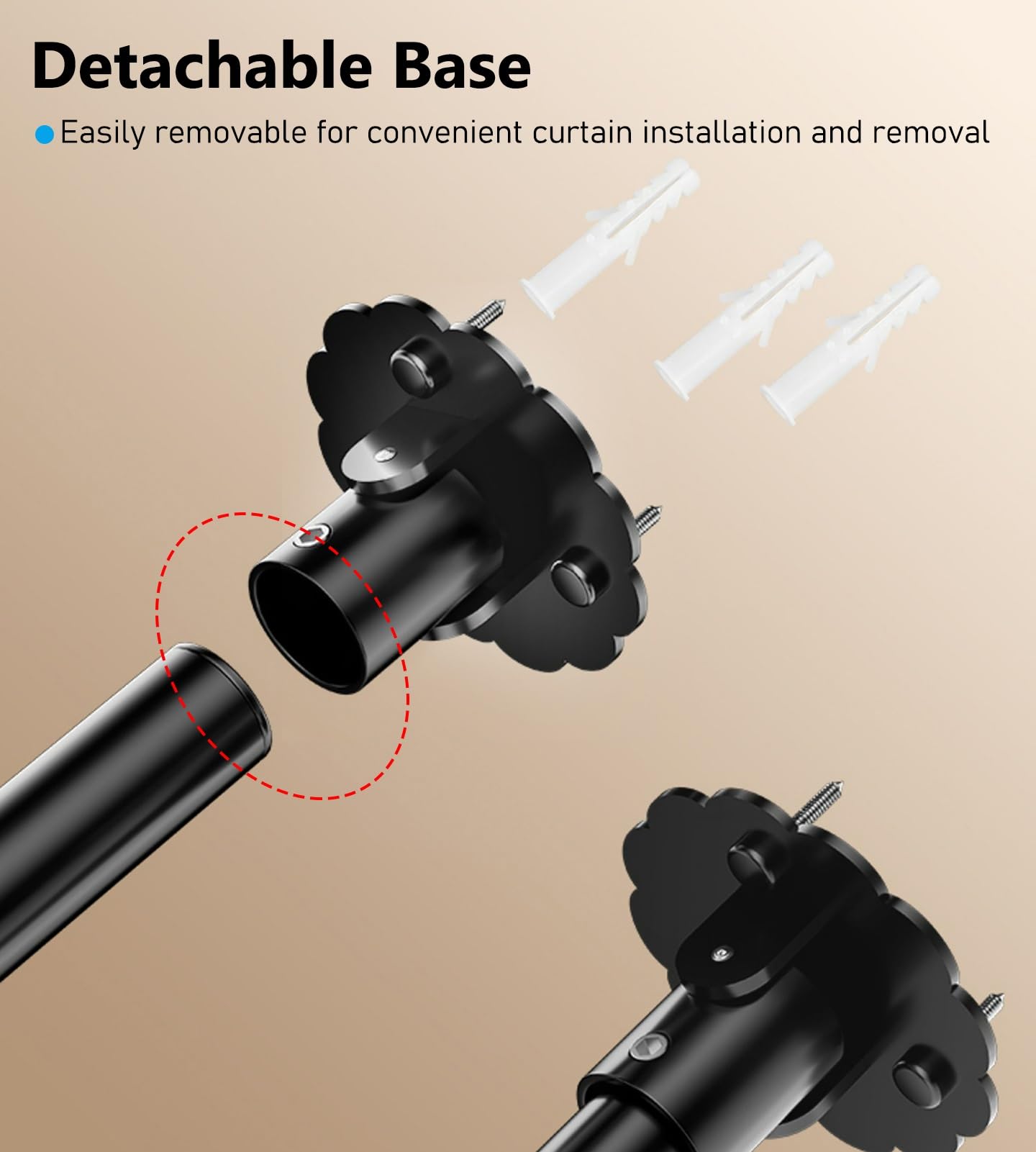 Barra Appendiabiti Asta per Armadio con Staffe ad Angolo Regolabili, Barra Appendiabiti Estensibile per Guardaroba ad Angolo, Asta Telescopica per Tenda da Doccia(White,75-115cm(29 1/2-45 1/4"))