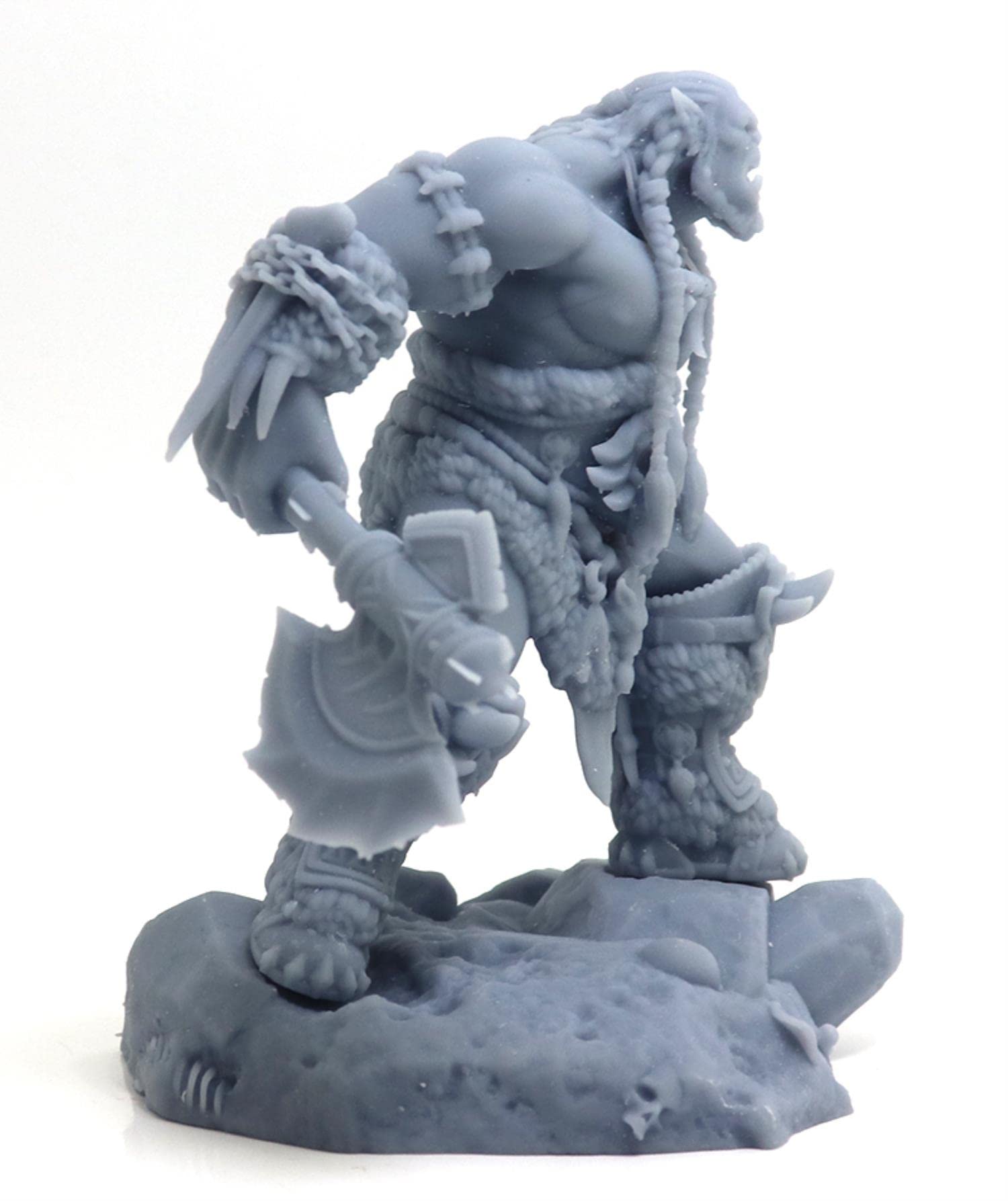 ZHANGJING 1/24 75mm 1/32 56mm Kits de Modelos de Resina Orc Warcraft Figura de Guerrero sin Montar RA-106 sin Pintar