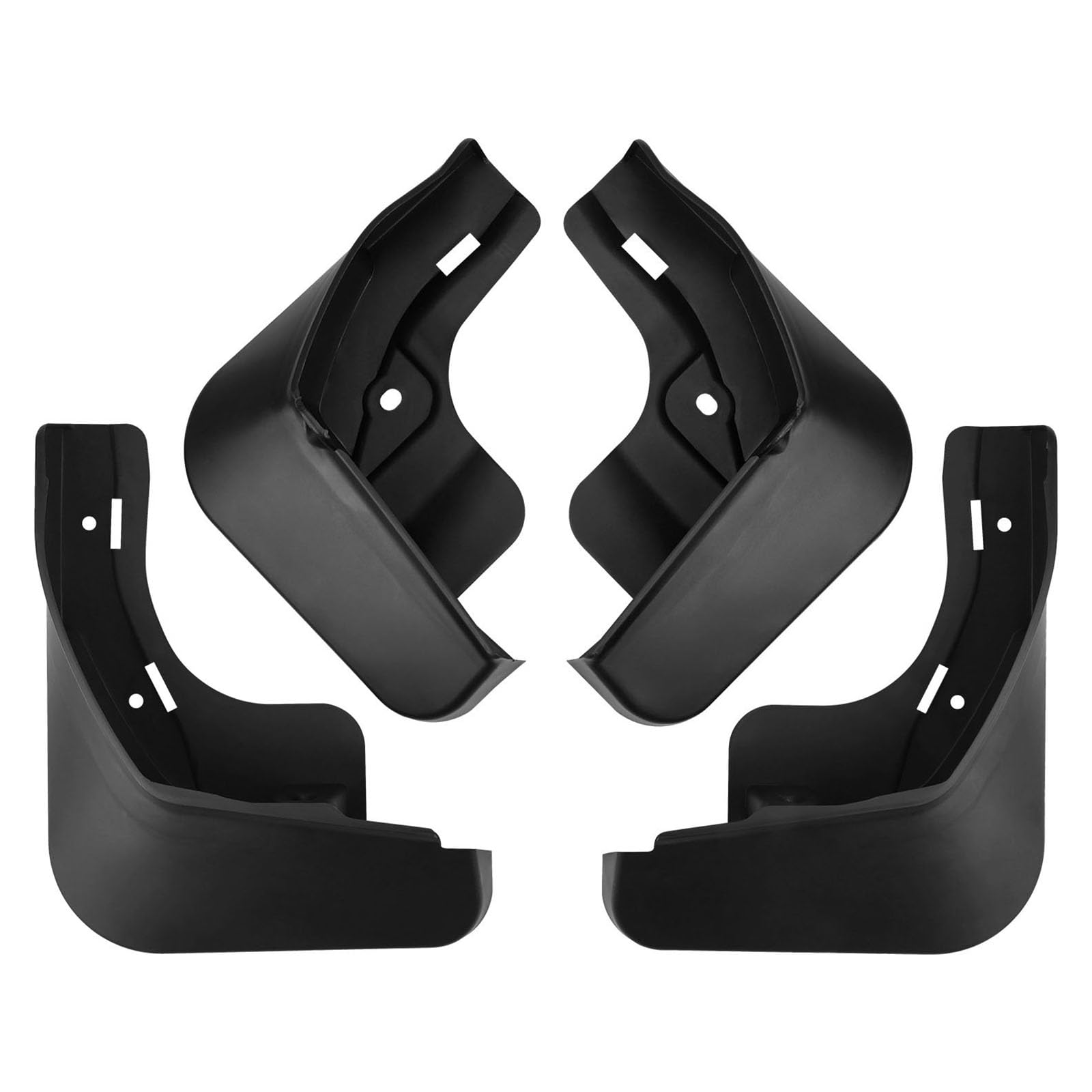 YPFYBHD Mud Flaps Splash Guards, Compatible with BYD YUAN Plus 2025, Front and Rear Mudflaps Fender Guards Set of 4, Car Protection Accessories