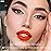 evpct 2Pcs Orange Light Fire Red Matte Liquid Lipstick Lip Gloss Stain and Retractable Lip Liner Makeup Set for Women Long Lasting Waterproof 24 Hours Lipstick labial mate larga duracion 24 54