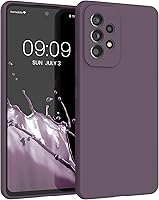 Vista 158 de kwmobile Funda compatible con Samsung Galaxy A52 / A52 5G / A52s 5G - Funda de Teléfono de Silicona TPU con Acabado Suave - Arrecife Azul