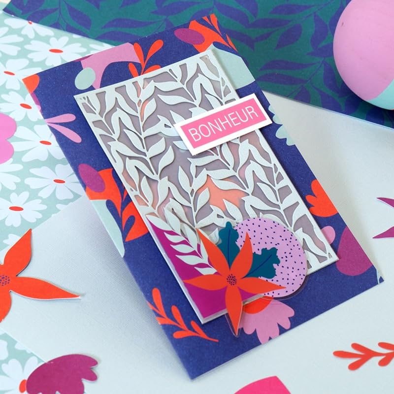 Chipboard Stickers - Color Block - 55 pcs