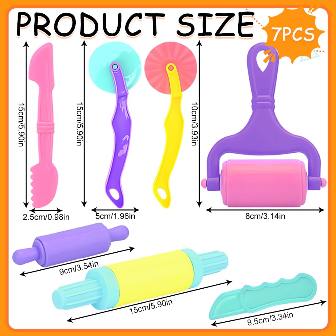 Set Di 12 Accessori Per Plastilina, Utensili Per Modellare, Stampi E Strumenti Per Pasta, Gioco Creativo Per Bambini 3+