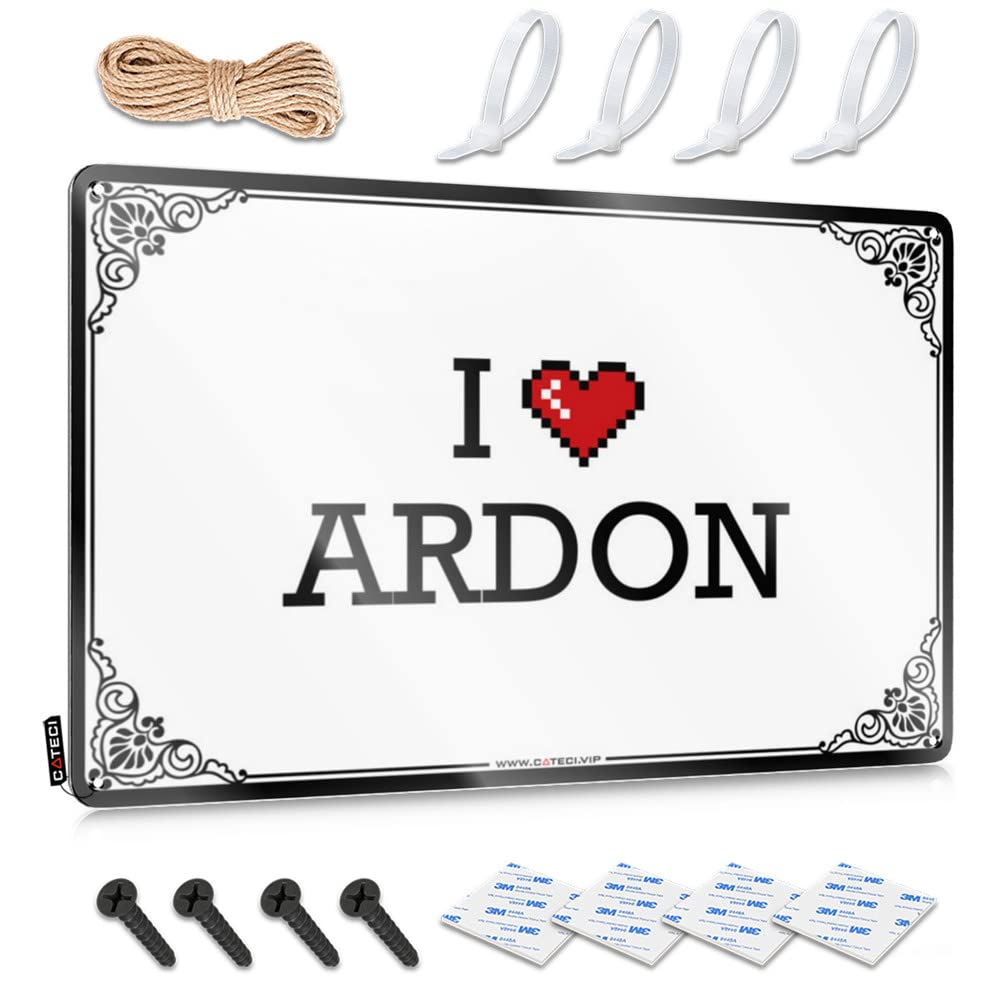Life Decor Plaques | I Love Ardon Rustic Decorative Wall Art Ready To Hang For Cave(30X40CM)