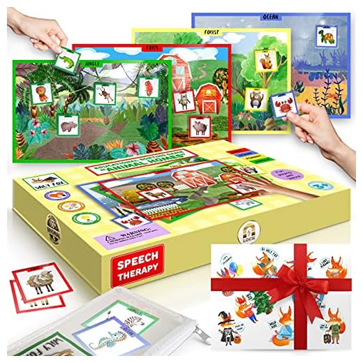 Wily Fox Sensory Toys for Autistic Children, Toddler SpeechTherapy Toys for Fine Motor Skills, Autistic Toys for Boys and Girls, Montessori Toys for Toddlers (Speech Therapy Green)