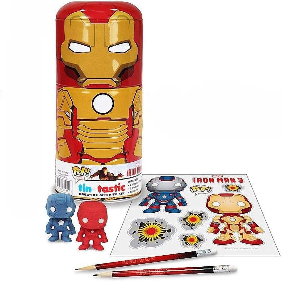 Funko Marvel: Iron Man Movie 3 Mark 42 Tin-Tastic Playset