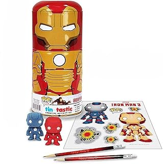 Funko Marvel: Iron Man Movie 3 Mark 42 Tin-Tastic Playset