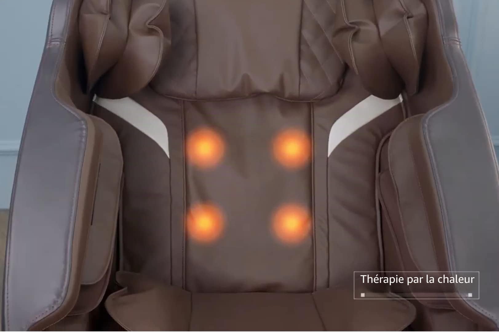 Fauteuil de Massage 4D Deluxe Blanc | Relax électrique | Massant pour Tout Le Corps | Télécommande | 6 Programmes Automatiques | Bluetooth