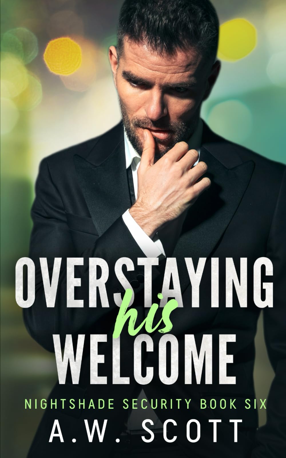 Overstaying His Welcome: An M/M Bodyguard Romance (NightShade Security)