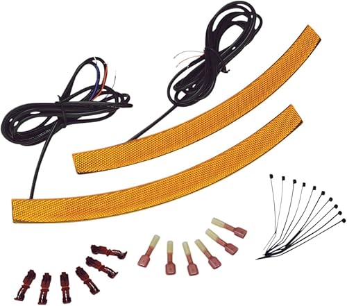 Show Chrome Accessories (41-173B) LED ámbar de guardabarros delantero Can-Am Spyder