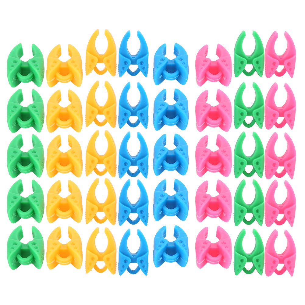 Clip per bobine colorate in silicone da 40 pezzi per accessori per filo
