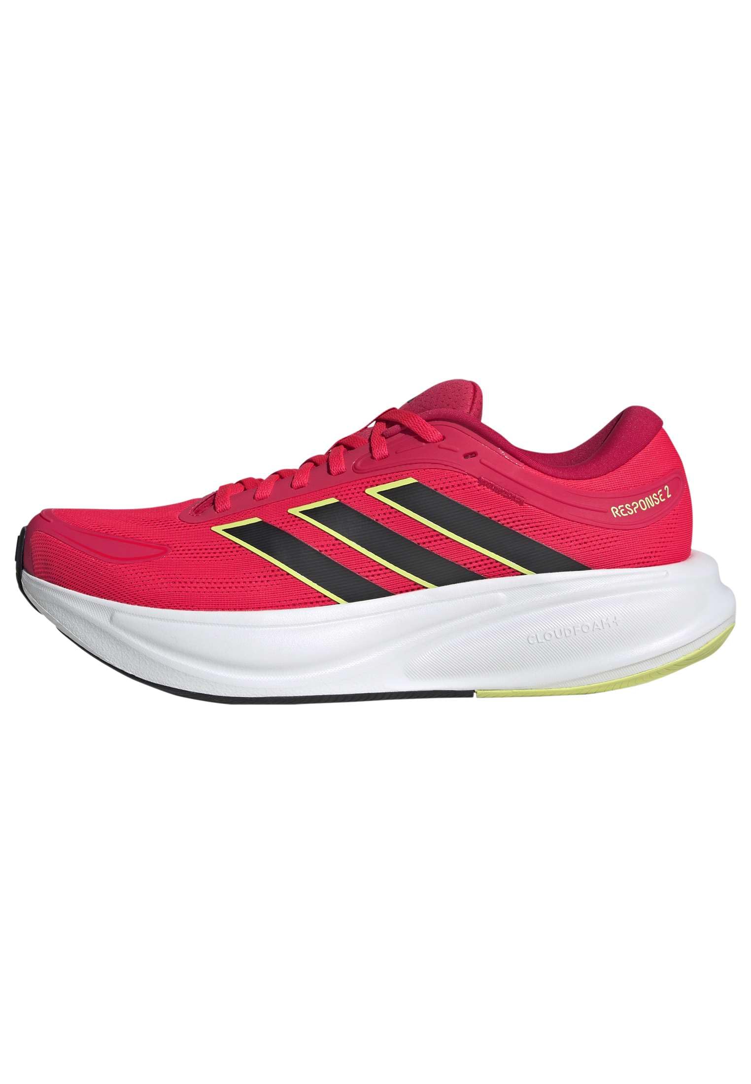 adidas Men's Response 2 Running Shoes, Lucid red/core Black/Pulse Lime, 12.5 UK