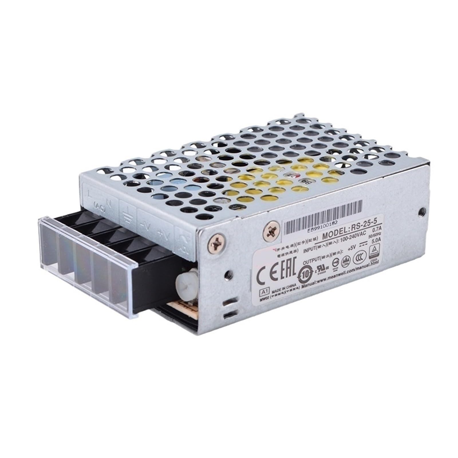Bloc d'alimentation à découpage 25 W à découpage RS-25 tension continue stable