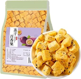 Freeze Dried Incense Fruits with Micro Acids, Soups Color Clear, Retains Fruity Fragrance, Even Sheet, Dried Fruit Tea, Fruit Tea, Passion Fruit, Fruit Tea, Fruit Tea Bags 3.5 oz 100 g x 2 Bags