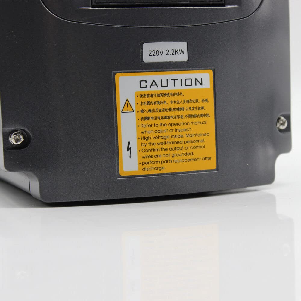 Transformateur 2.2KW 220V 10A 3HP ConvertisseurTriphasé pour Le Contrôle de la Vitesse du Moteur de la Broche de fréquence Variable Frequency Drive Inverter HY02D223B