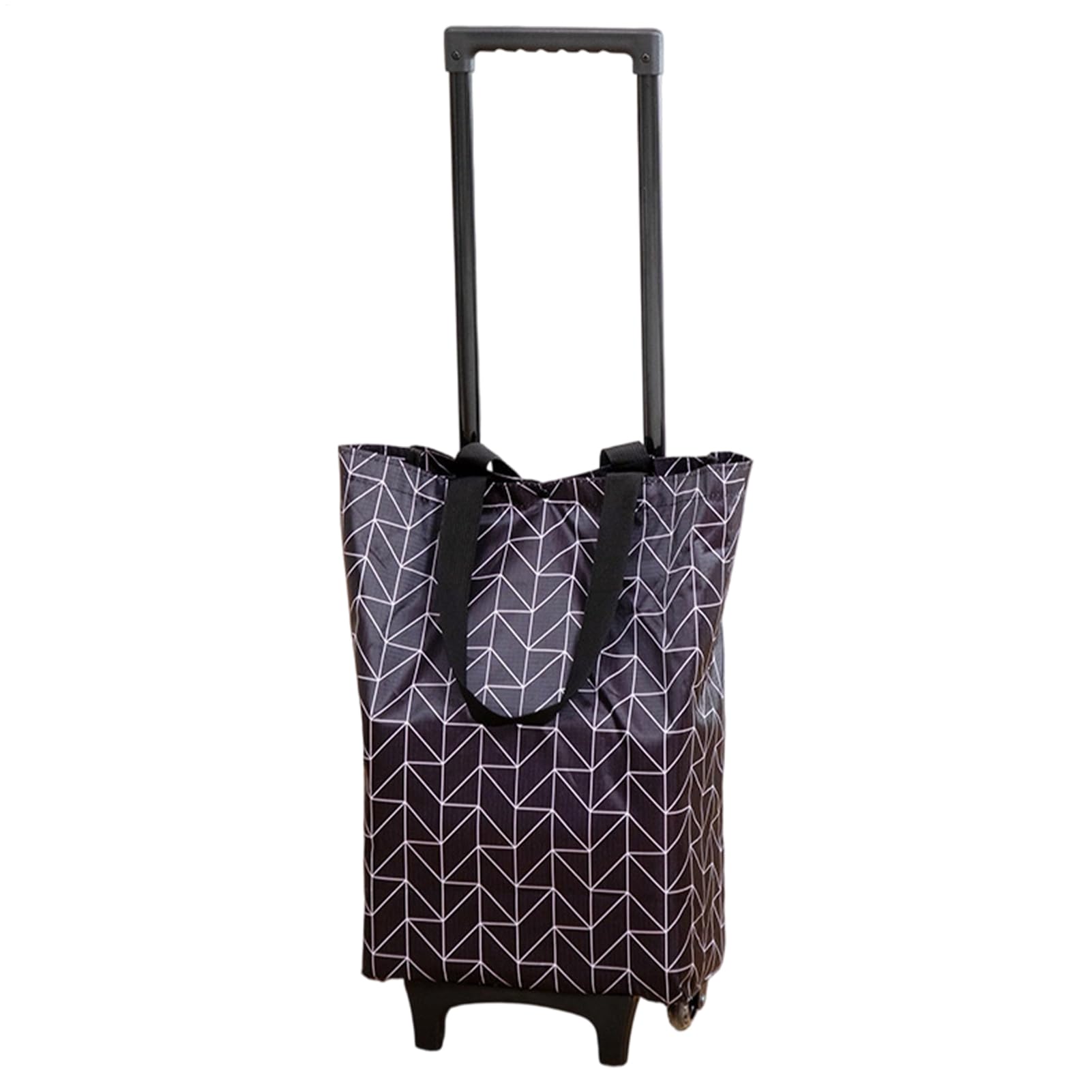 Caddie de Courses Diable Roulant Utilitaire | Chariot Léger Équipé de Roues Roulantes pour Hôtels Restaurants Appartements Locations Maisons Voyages Dortoirs 12/200