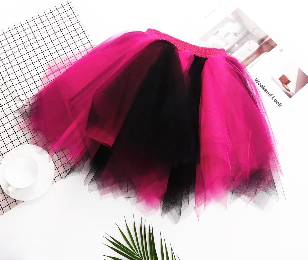 Layered Tutu Skirt Tulle Dance Tutu Ballet Skirts Festival Tutu Costume for Women and Girls - Image 4