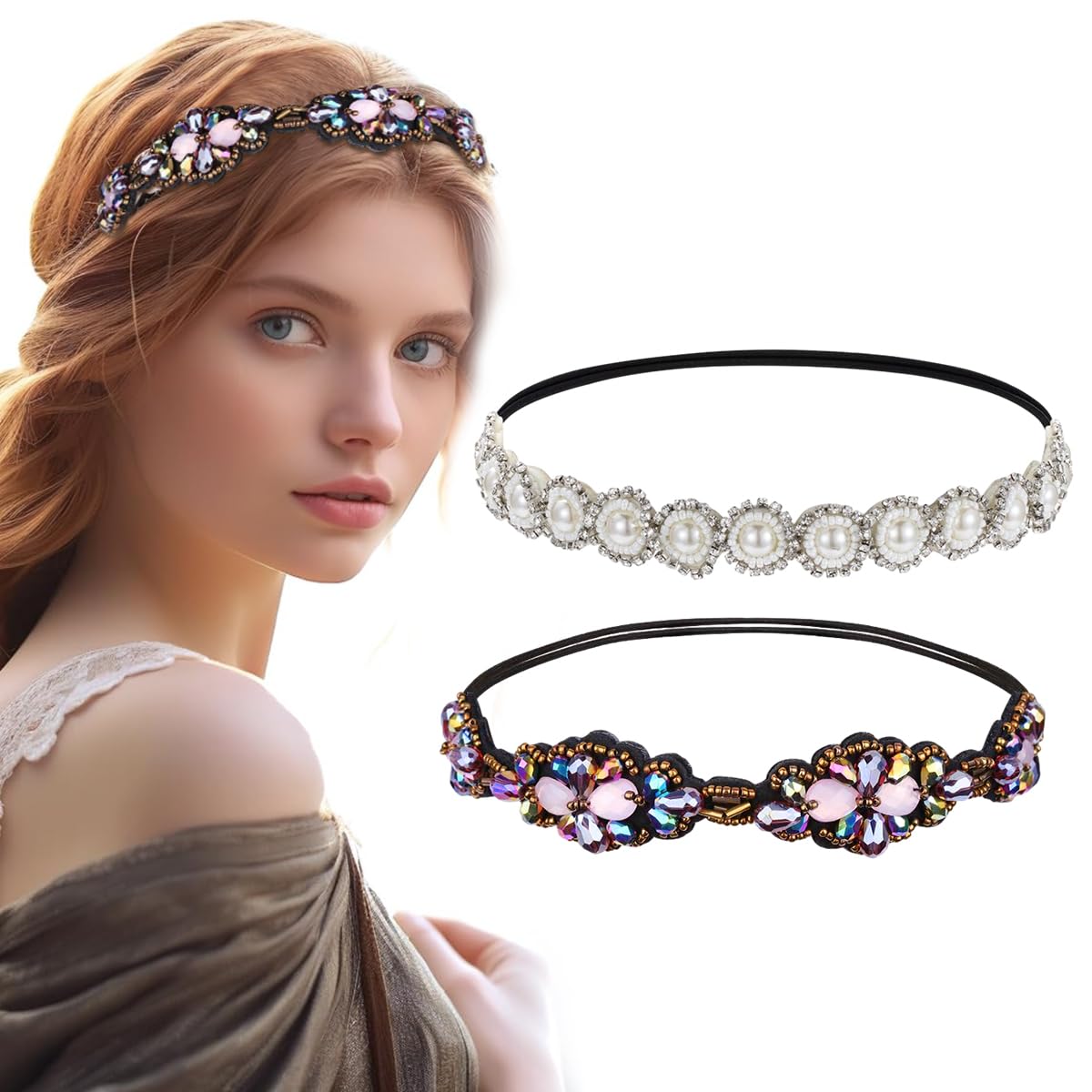 See full amazon price history chart for PALAY® 2pcs Beaded Headband for Women, Pearl Rhinestone Elastic Hair Bands Fashion Handmade Jewelry Headband for Girls Ladies PALAY® 2pcs Beaded Headband for Women, Pearl Rhinestone Elastic Hair Bands Fashion Handmade Jewelry Headband for Girls Ladies (B0CG97SJ46) Amazon Price History, Amazon Price Tracker