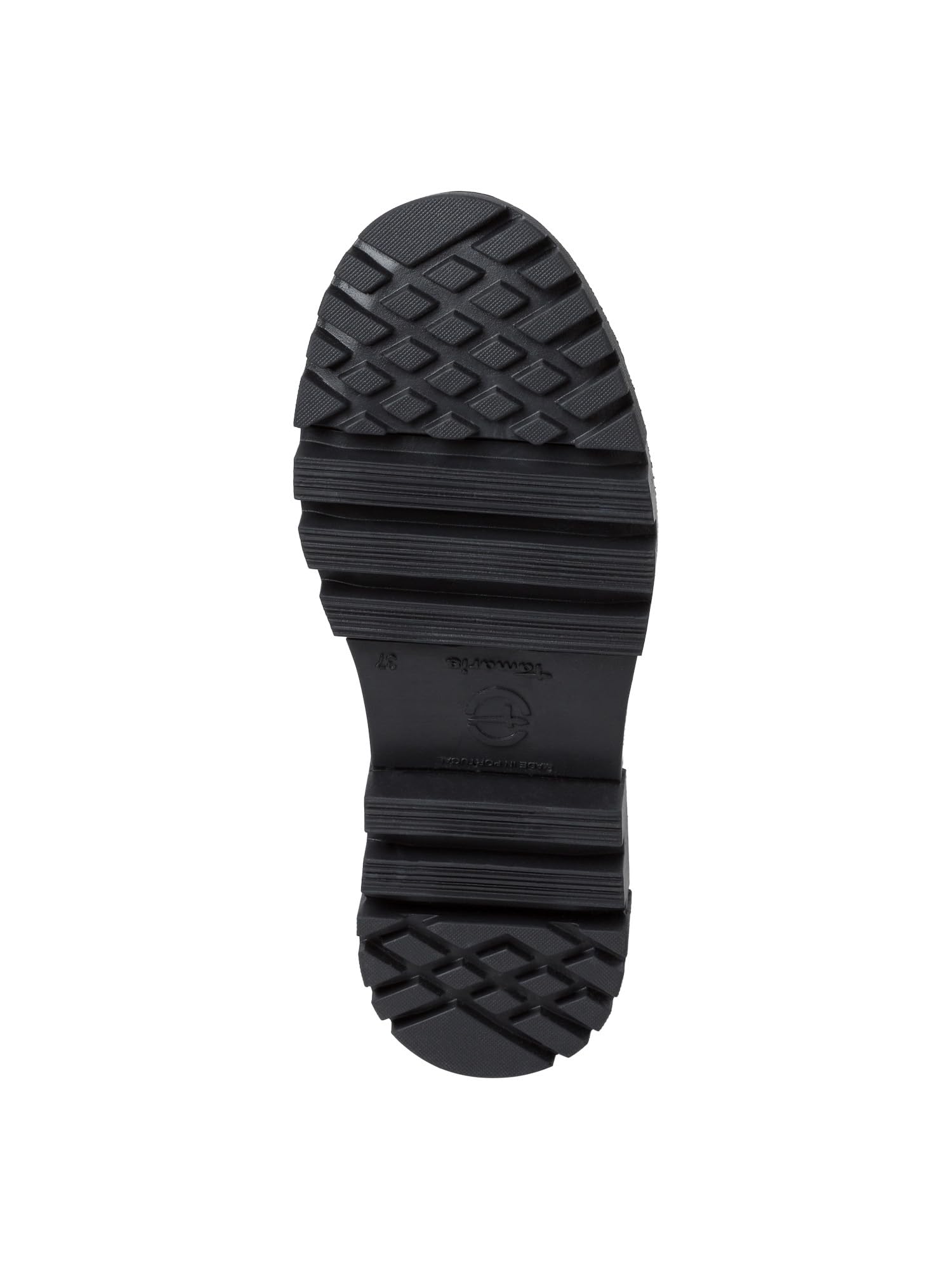 Tamaris 1-1-25276-41-003 Damen Schnürboot Leder schwarz schwarz