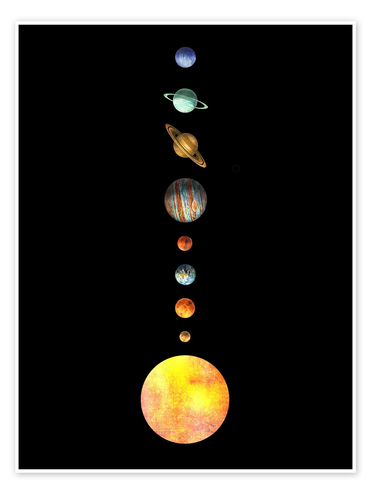 The Solar System Plakat