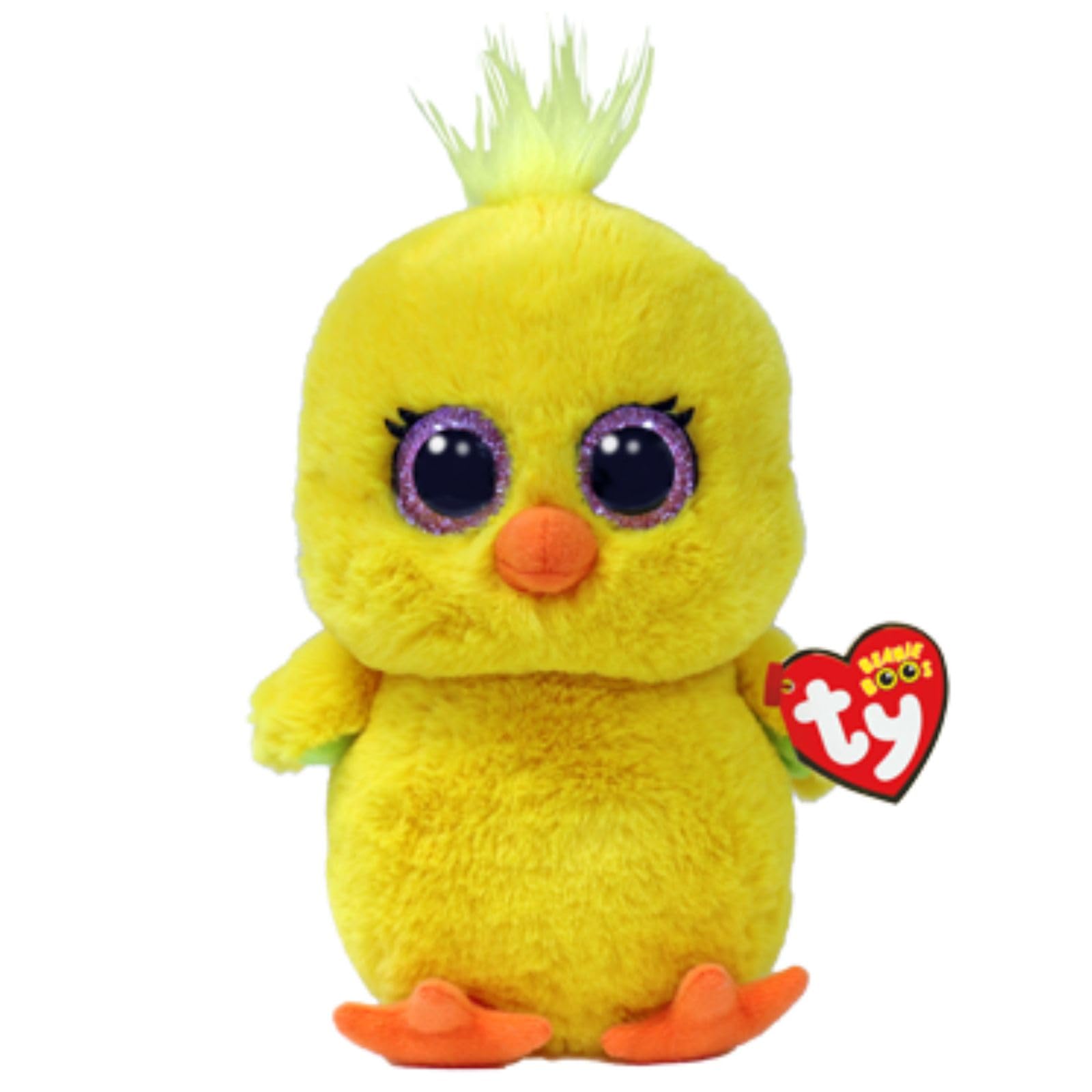 TY Chirps Yellow Baby Chick Beanie Boo 14cm Soft Plush Toy Collectible Stuffed Plush Gift for Kids
