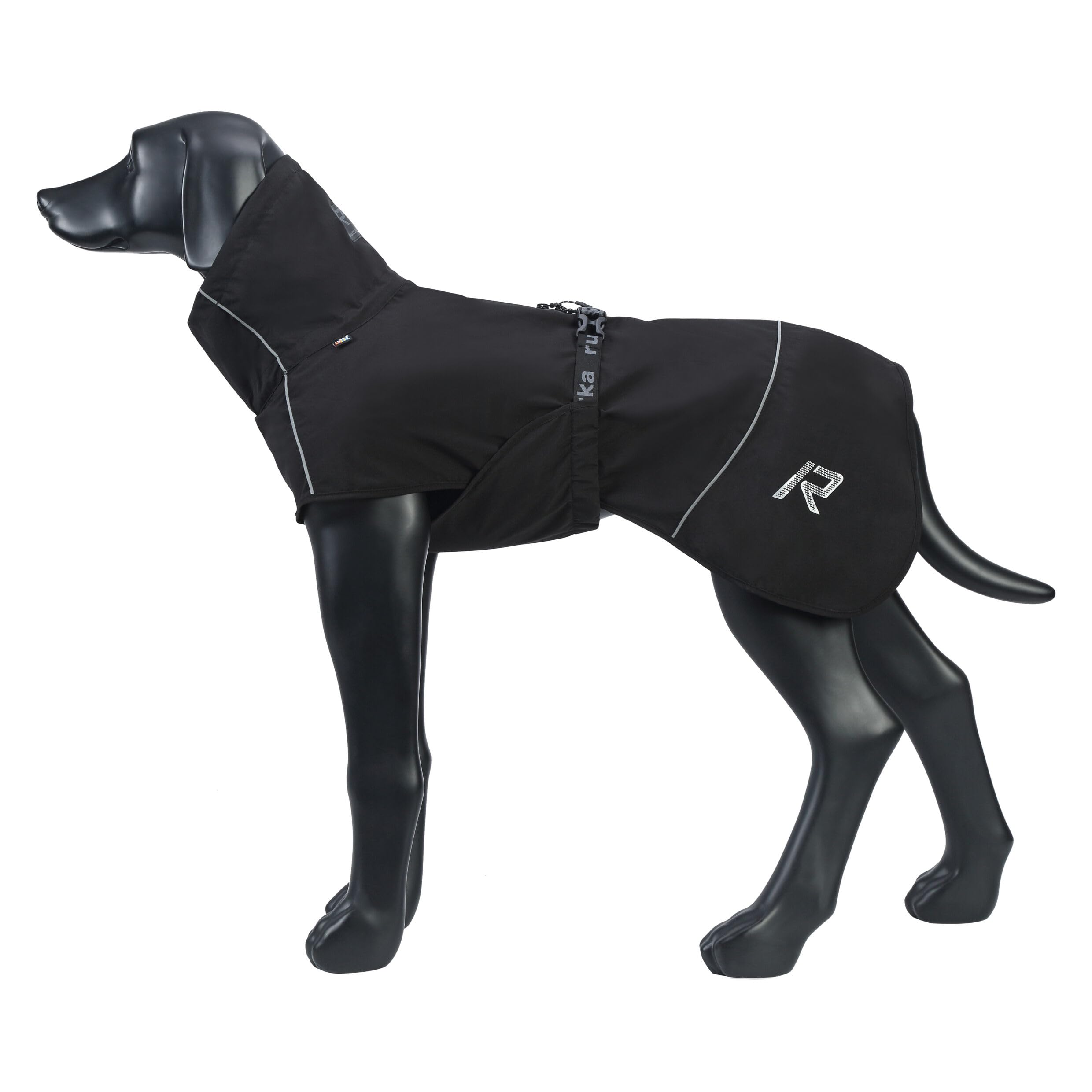 Rukka Pets HAYTON ECO - Chubasquero para perros, color negro 55