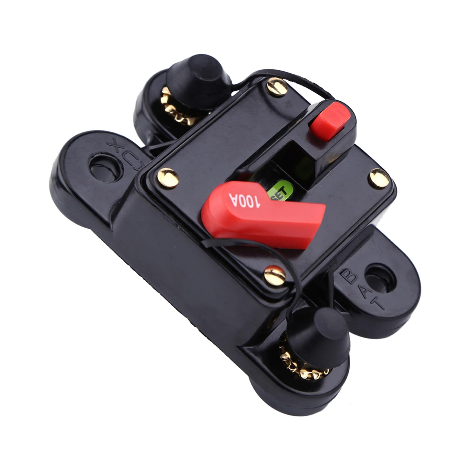100A Miniaturowy wyłącznik automatyczny DC12-24V Audio Resetowalny bezpiecznik do samochodu Łódź Rower Stereo